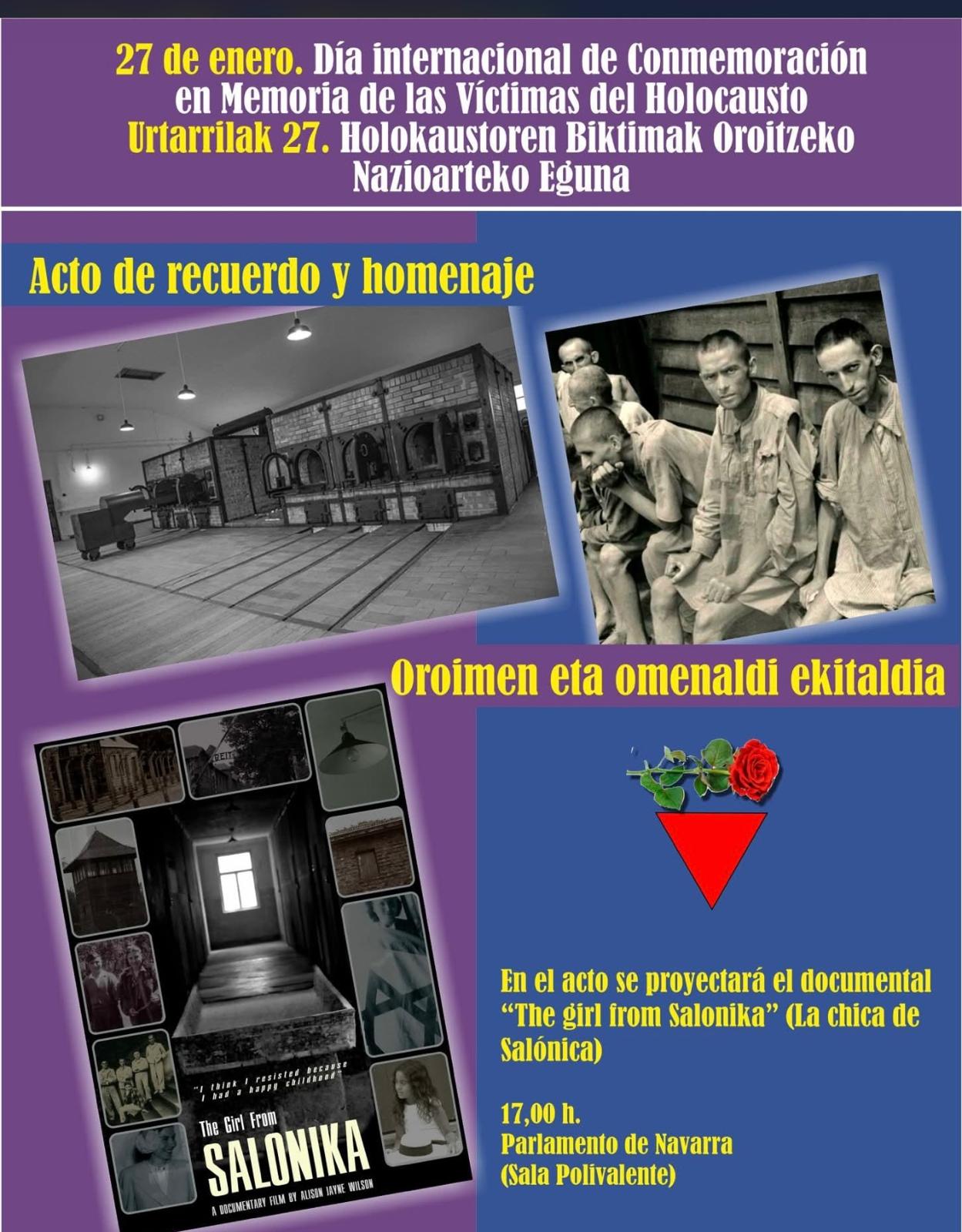 DIA INTERNACIONAL EN MEMORIA DE LAS VÍCTIMAS DEL HOLOCAUSTO